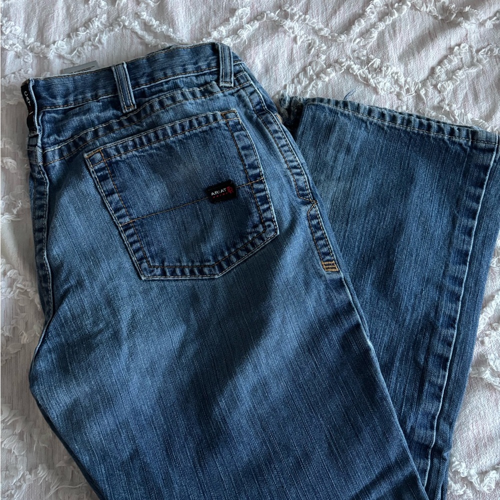 Ariat Men's Relaxed Jeans in Deep Blue FR